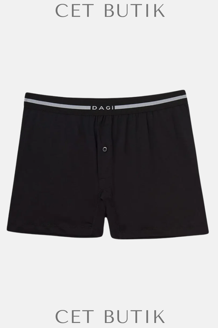 Dagi D3710 Modal Boxer – Beyaz-Siyah