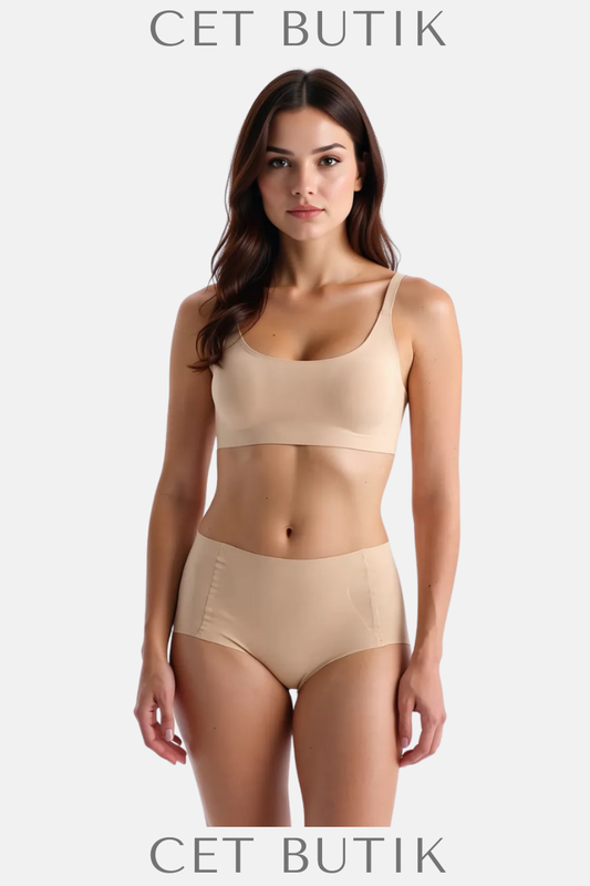 Dagi 4041KC Light Şekillendirici Midi Şort – Ten / Nude