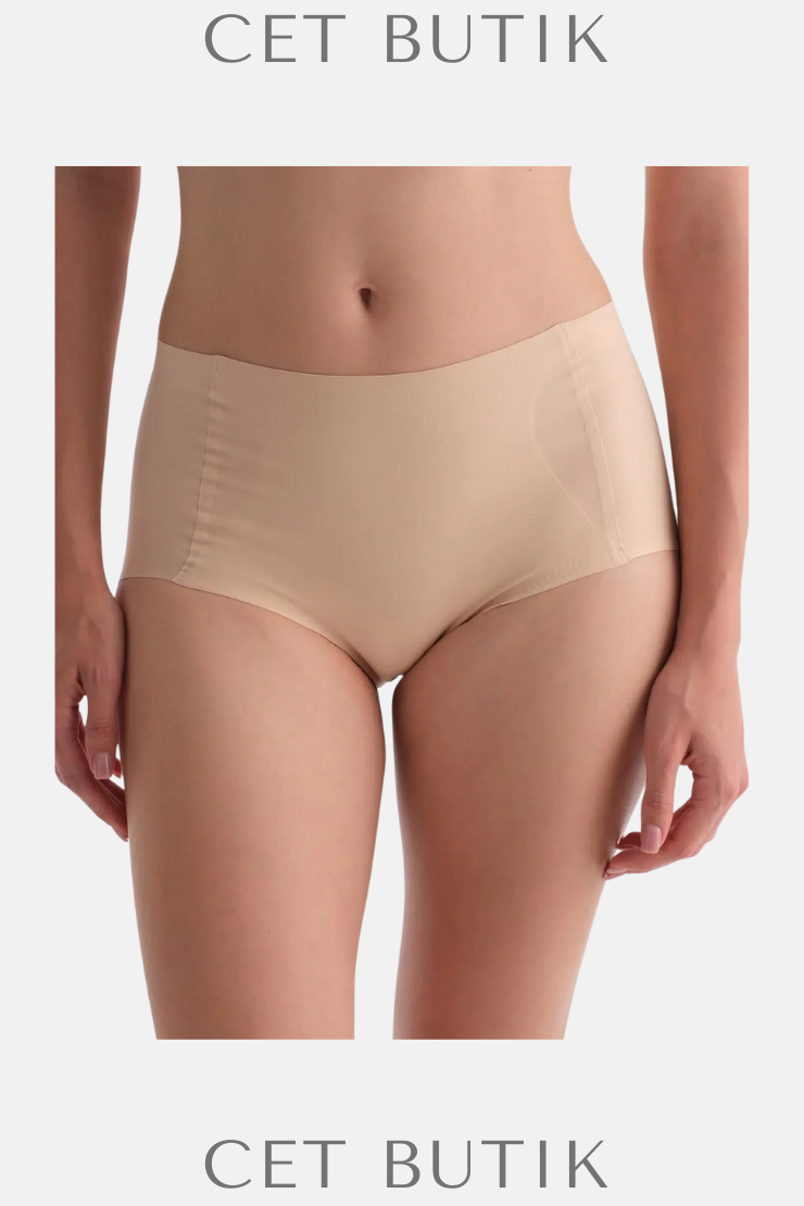 Dagi 4041KC Light Şekillendirici Midi Şort – Ten / Nude
