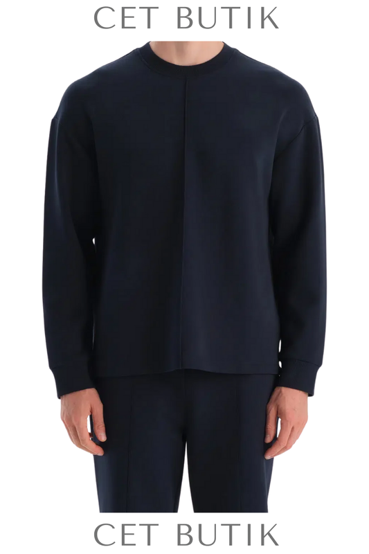 Dagi Nervür Detaylı Uzun Kollu Sweatshirt Şık & Rahat Stil