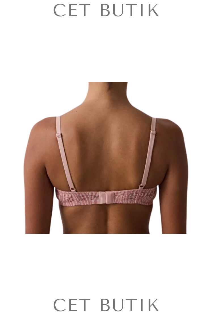 Penti Daylift Printed Lace Açık Gül Kurusu Sütyen | Balenli Destek