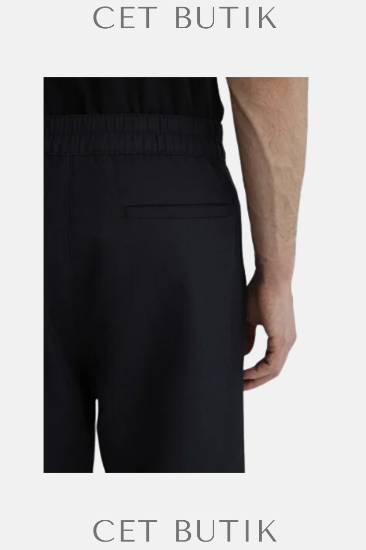 Mavi Black Siyah Slim Straight Pantolon – Pamuk & Keten Karışımı