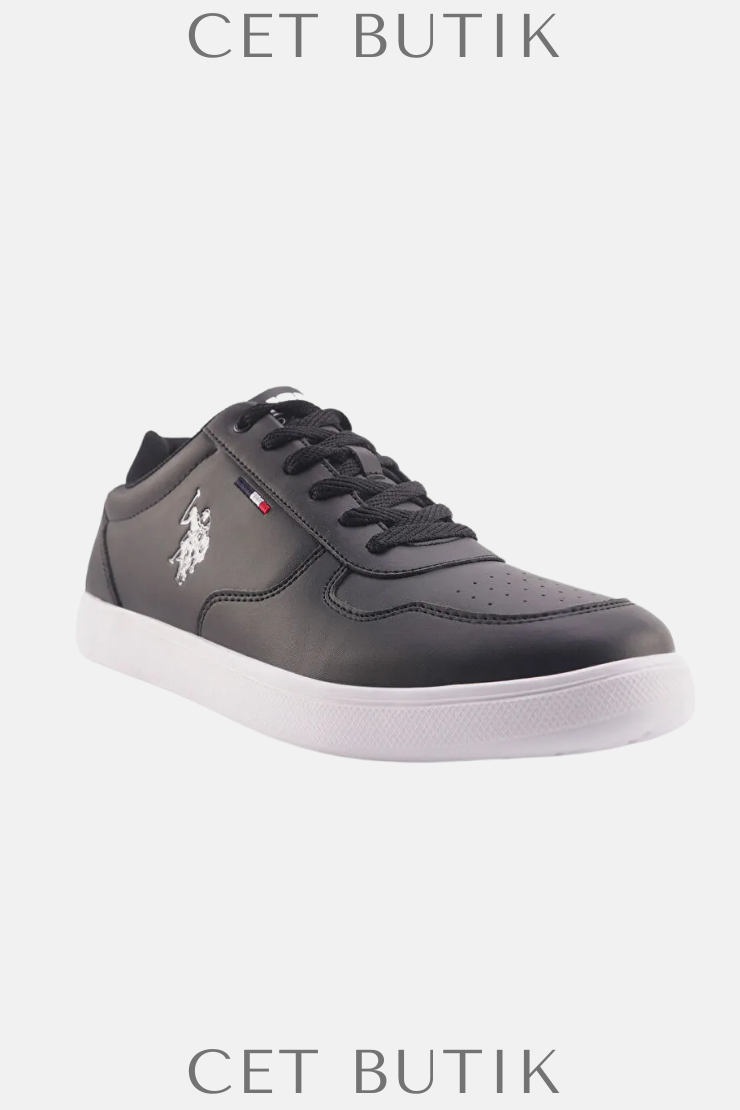U.S. Polo Assn. THUNDER 5FX Siyah Erkek Sneaker – Günlük Spor Ayakkabı