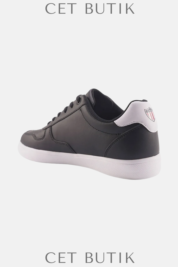 U.S. Polo Assn. THUNDER 5FX Siyah Erkek Sneaker – Günlük Spor Ayakkabı