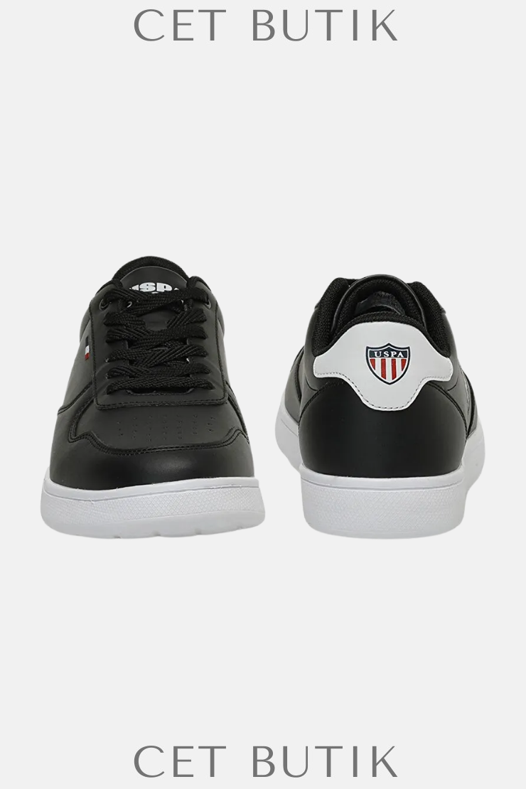 U.S. Polo Assn. THUNDER 5FX Siyah Erkek Sneaker – Günlük Spor Ayakkabı