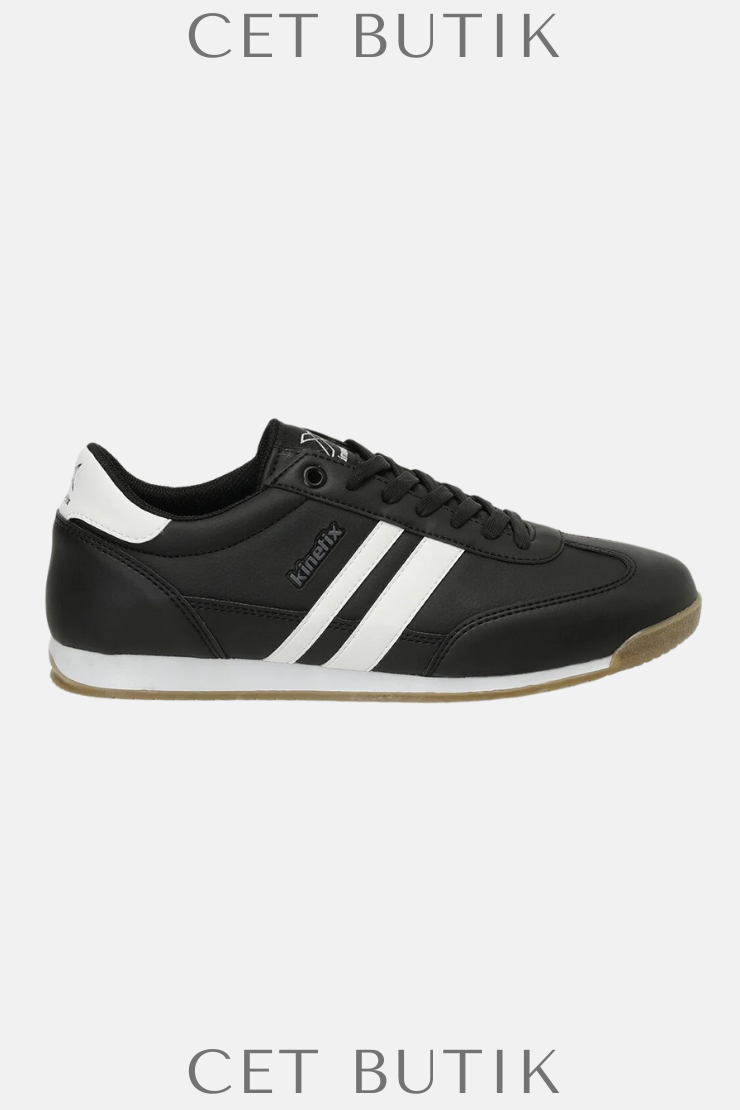 Kinetix HALLEY PU 5PR Siyah Erkek Sneaker – Günlük Spor Ayakkabı