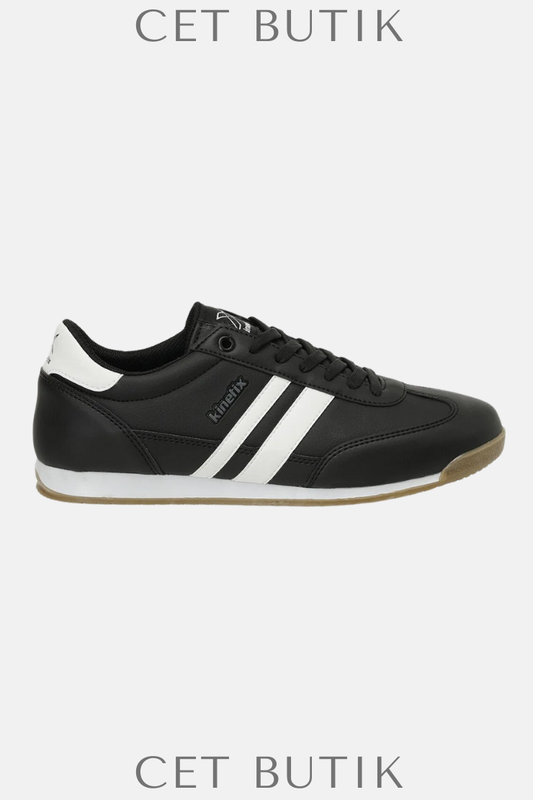 Kinetix HALLEY PU 5PR Siyah Erkek Sneaker – Günlük Spor Ayakkabı