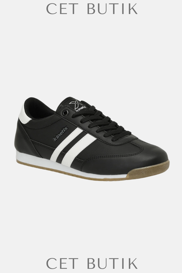Kinetix HALLEY PU 5PR Siyah Erkek Sneaker – Günlük Spor Ayakkabı