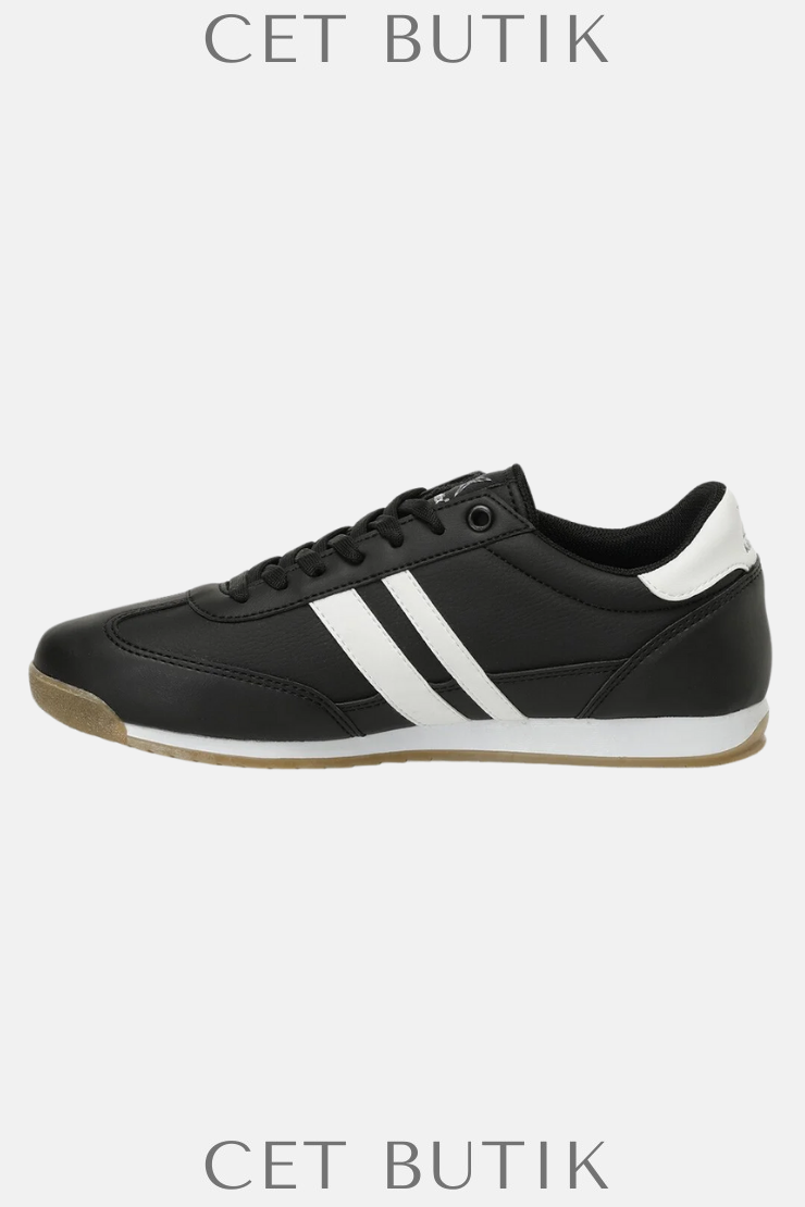 Kinetix HALLEY PU 5PR Siyah Erkek Sneaker – Günlük Spor Ayakkabı