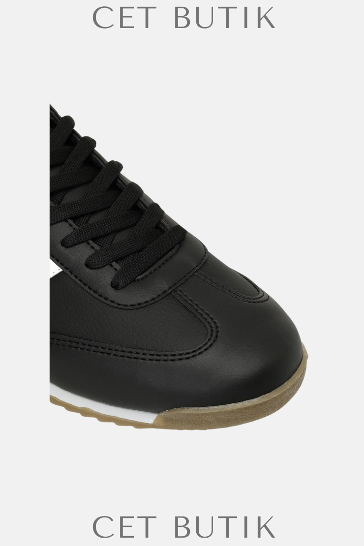 Kinetix HALLEY PU 5PR Siyah Erkek Sneaker – Günlük Spor Ayakkabı