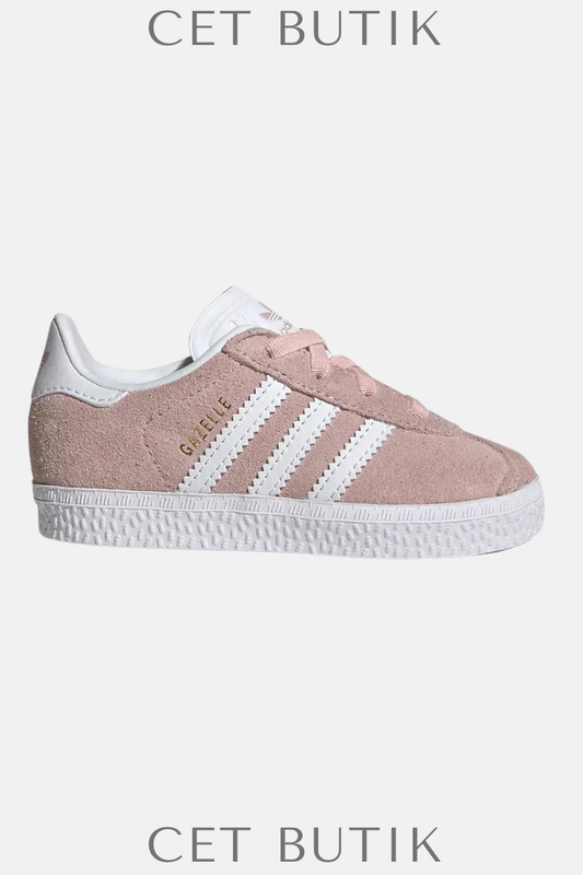 Adidas Gazelle Comfort Closure Elastik Bağcıklı Bebek / Çocuk Pembe Sneaker