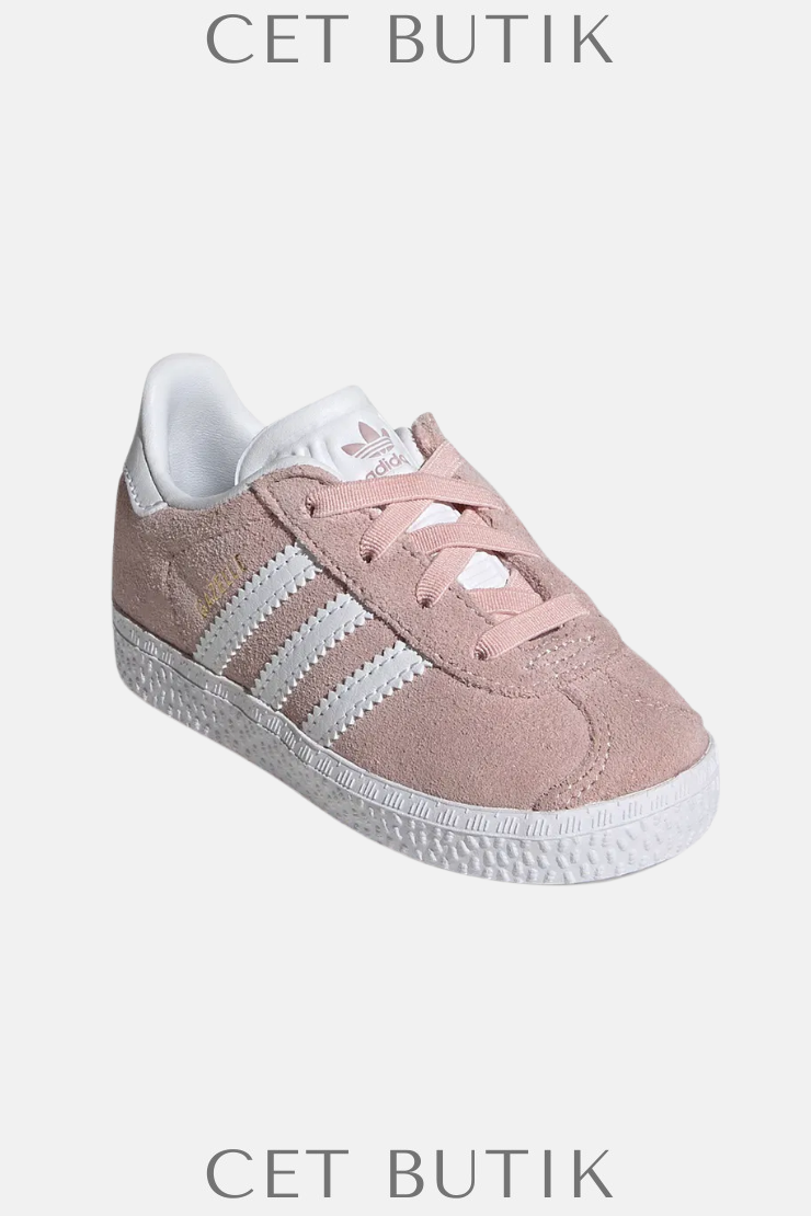 Adidas Gazelle Comfort Closure Elastik Bağcıklı Bebek / Çocuk Pembe Sneaker