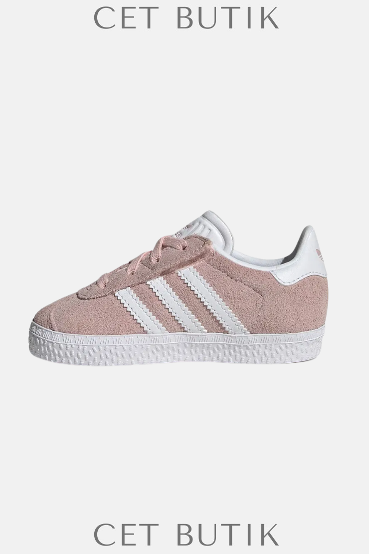 Adidas Gazelle Comfort Closure Elastik Bağcıklı Bebek / Çocuk Pembe Sneaker