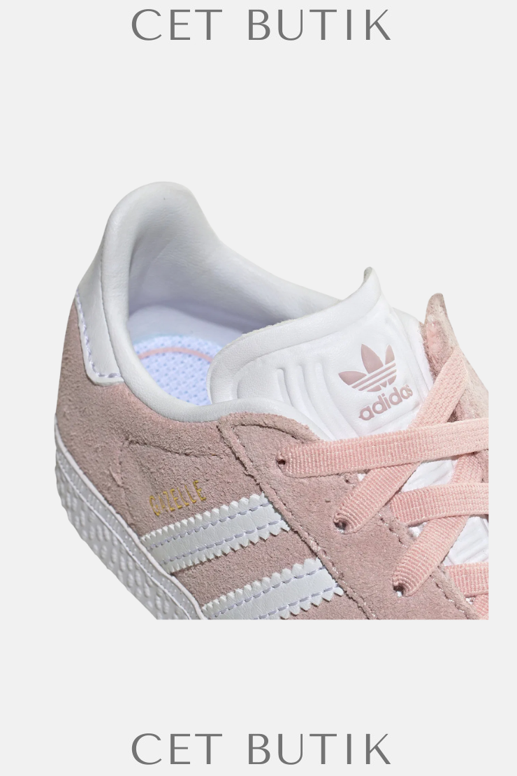 Adidas Gazelle Comfort Closure Elastik Bağcıklı Bebek / Çocuk Pembe Sneaker