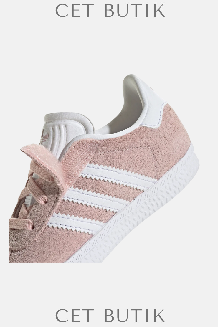 Adidas Gazelle Comfort Closure Elastik Bağcıklı Bebek / Çocuk Pembe Sneaker