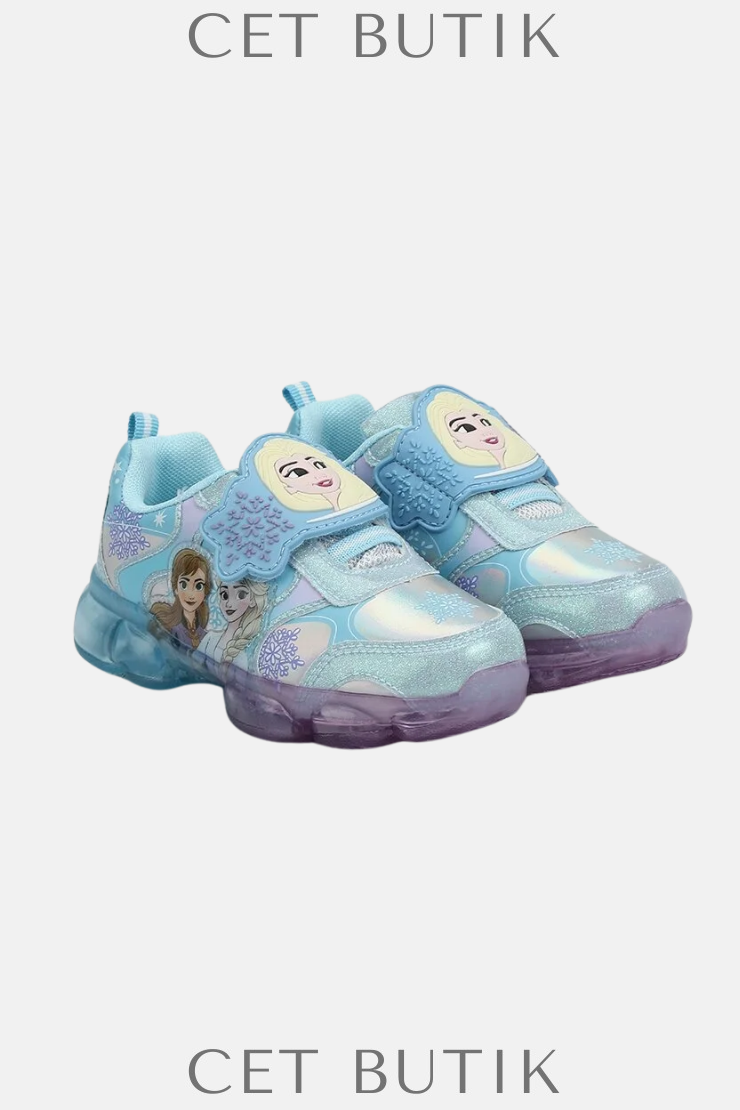 Frozen Mavi Kız Çocuk Sneaker