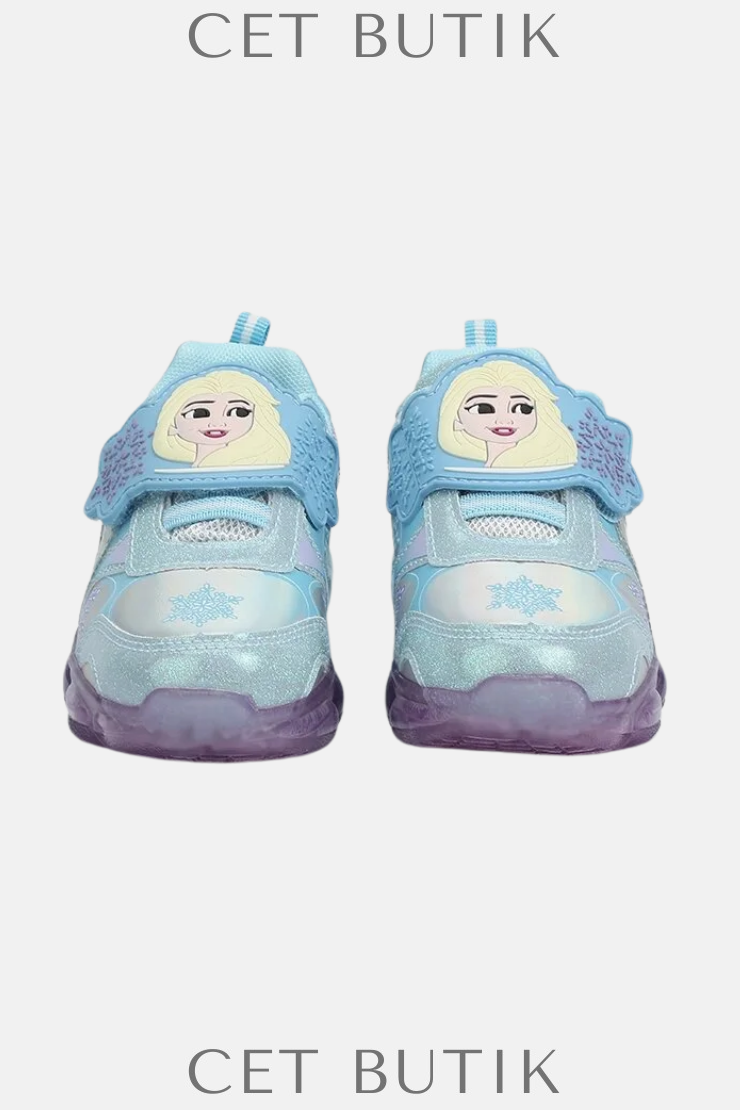 Frozen Mavi Kız Çocuk Sneaker