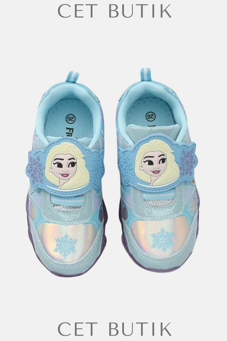 Frozen Mavi Kız Çocuk Sneaker