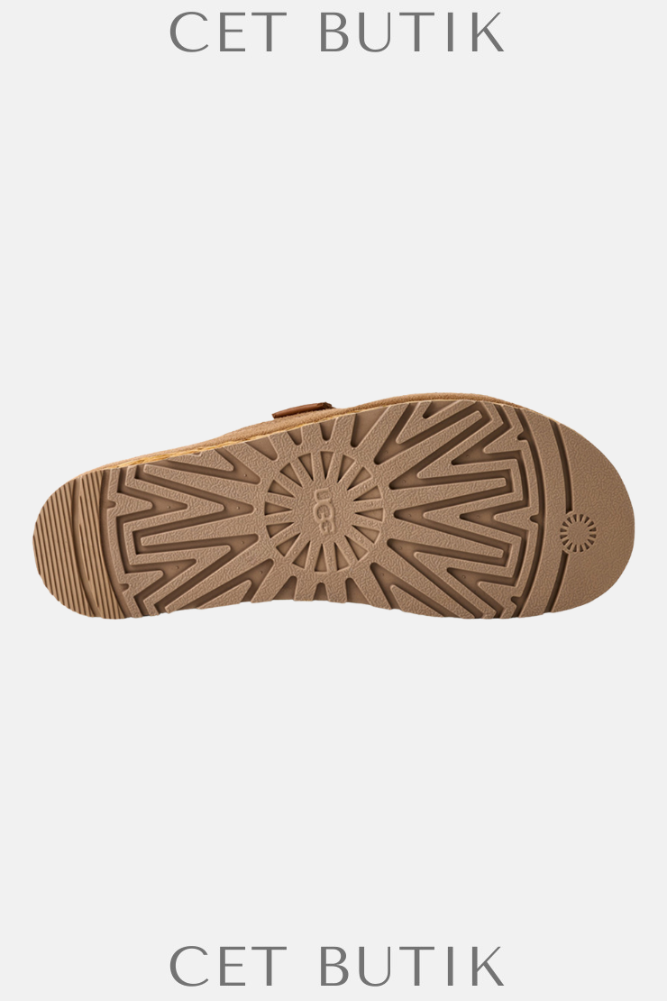 UGG Aubrey Platform Terlik Kahve – Kadın Süet Platform Ayakkabı