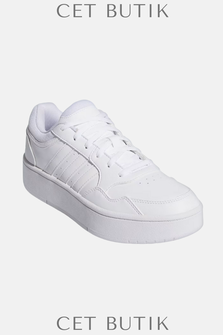 Adidas Hoops 3.0 Bold Beyaz Sneakers – Günlük & Spor Ayakkabı