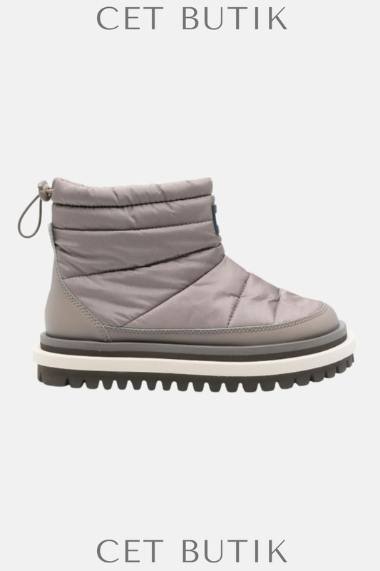 Tommy Jeans Padded Light Brown Rain Boots – Kadın Deri Yağmur Botu