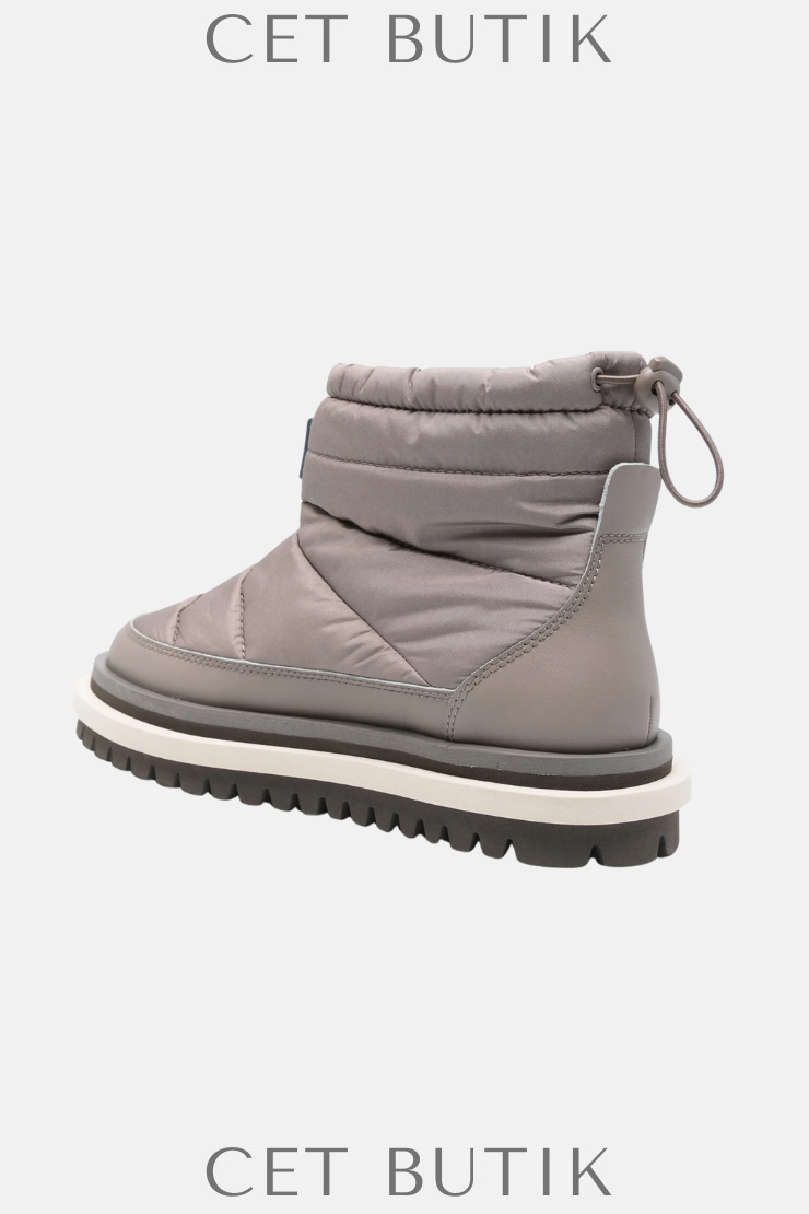 Tommy Jeans Padded Light Brown Rain Boots – Kadın Deri Yağmur Botu