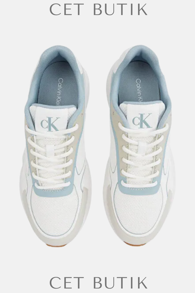 Calvin Klein Beyaz / Pembe Kadın Sneaker