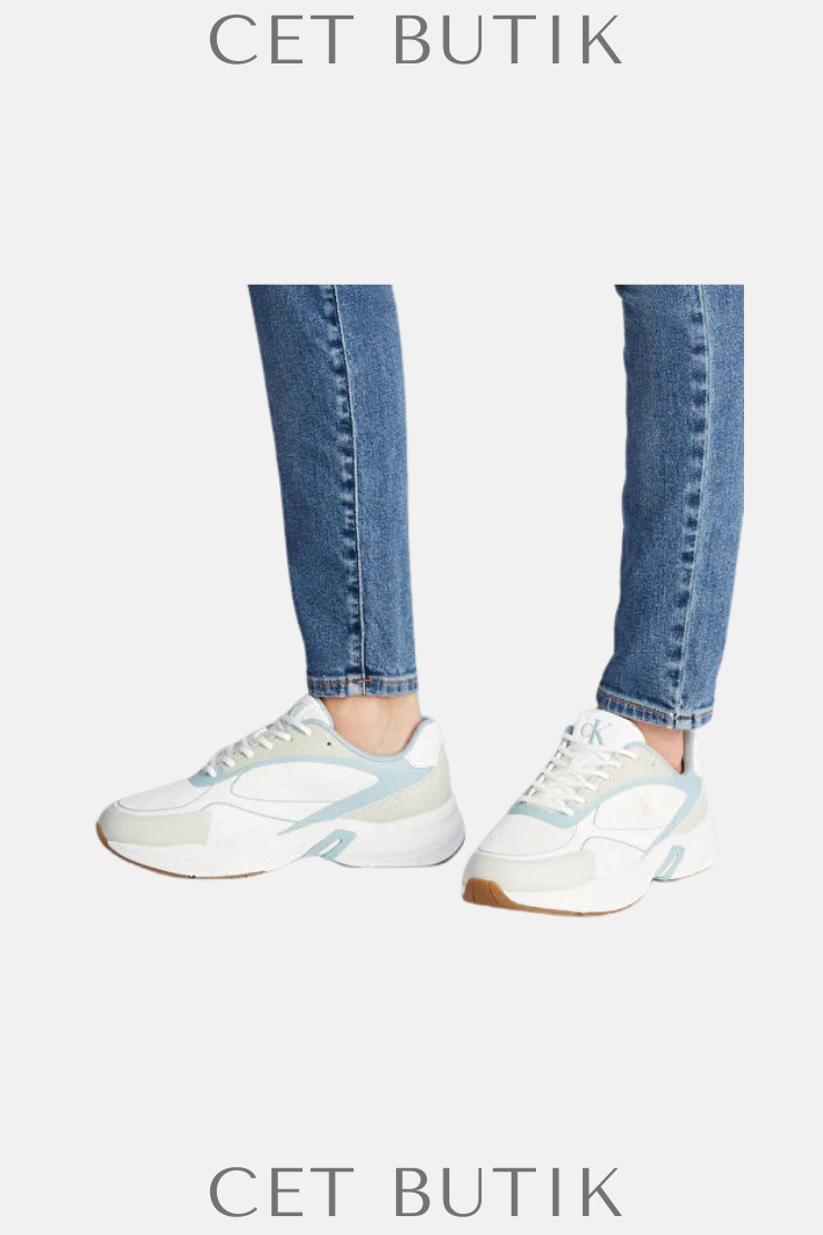 Calvin Klein Beyaz / Pembe Kadın Sneaker