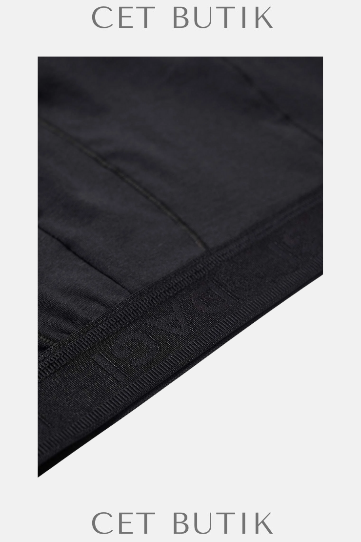 DAGİ D2812 Siyah Basic Modal 3’lü Boxer