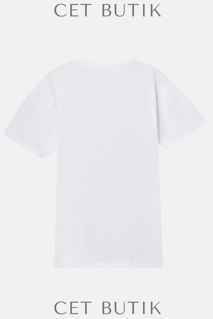 DAGİ D1160 Beyaz Sıfır Yaka Erkek 2’li T-Shirt