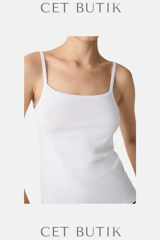 Penti V Yaka Cotton Cami Atlet – %95 Pamuk