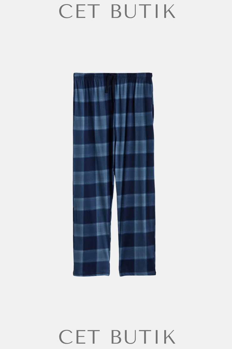 LCW Lacivert Standart Kalıp Erkek Pijama Takımı