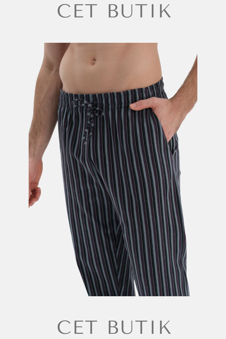 Dagi Füme Kısa Kollu Bisiklet Yaka Pijama Takımı – Çizgi Metraj Baskılı