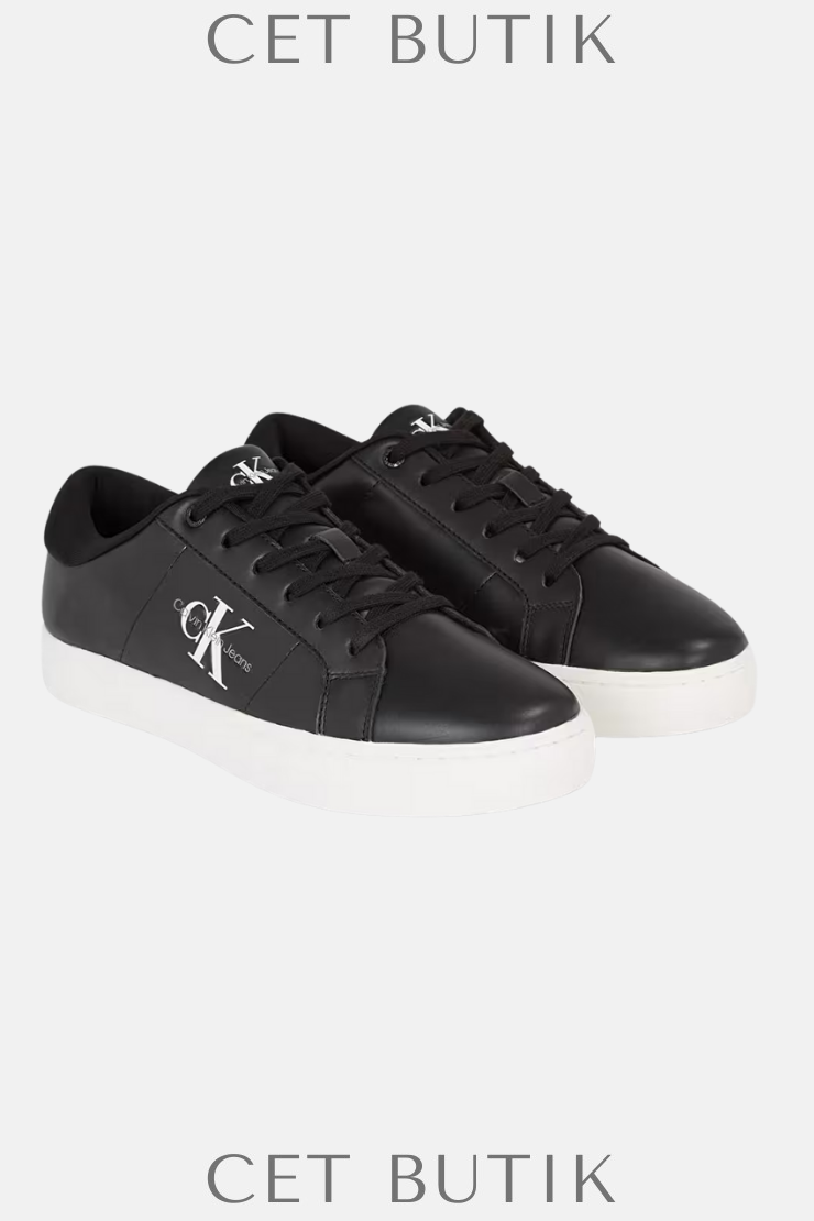Calvin Klein Classic Cupsole Laceup Low LTH – Erkek / Unisex Sneaker