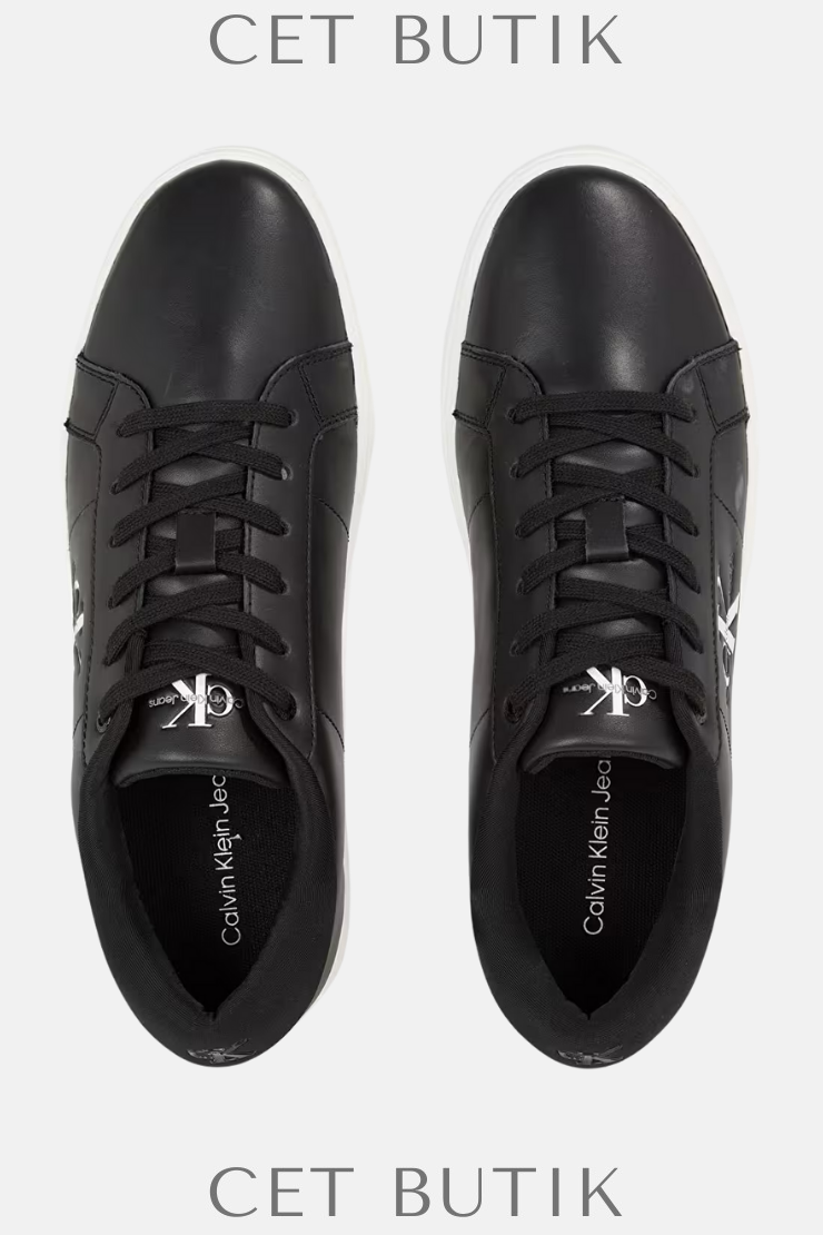 Calvin Klein Classic Cupsole Laceup Low LTH – Erkek / Unisex Sneaker
