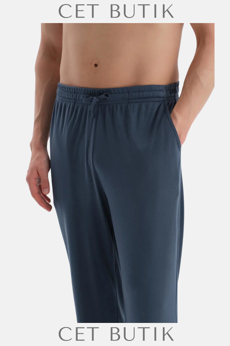DAGI Indigo Cool Touch Pat & Fleto Pijama Takımı Serin Kumaşlı Takım