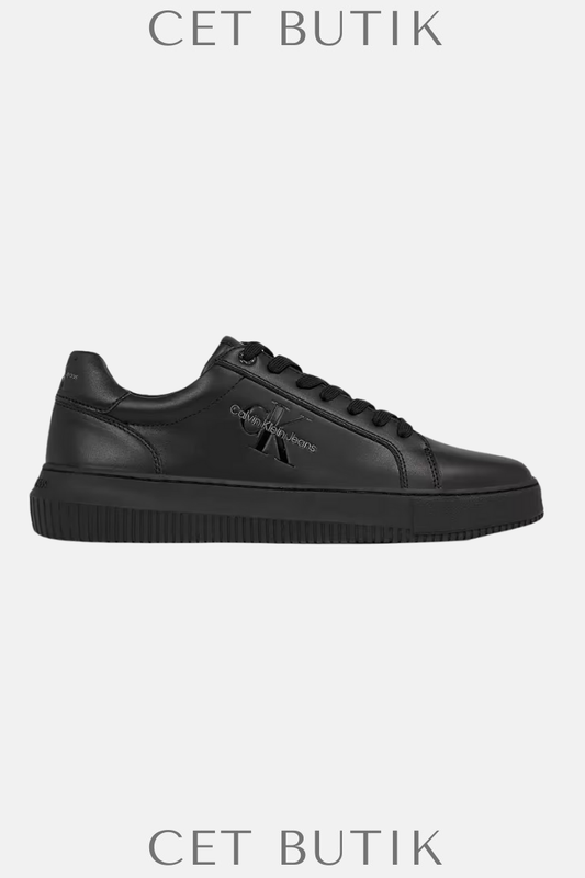 Calvin Klein Hakiki Deri Logolu Erkek Sneaker