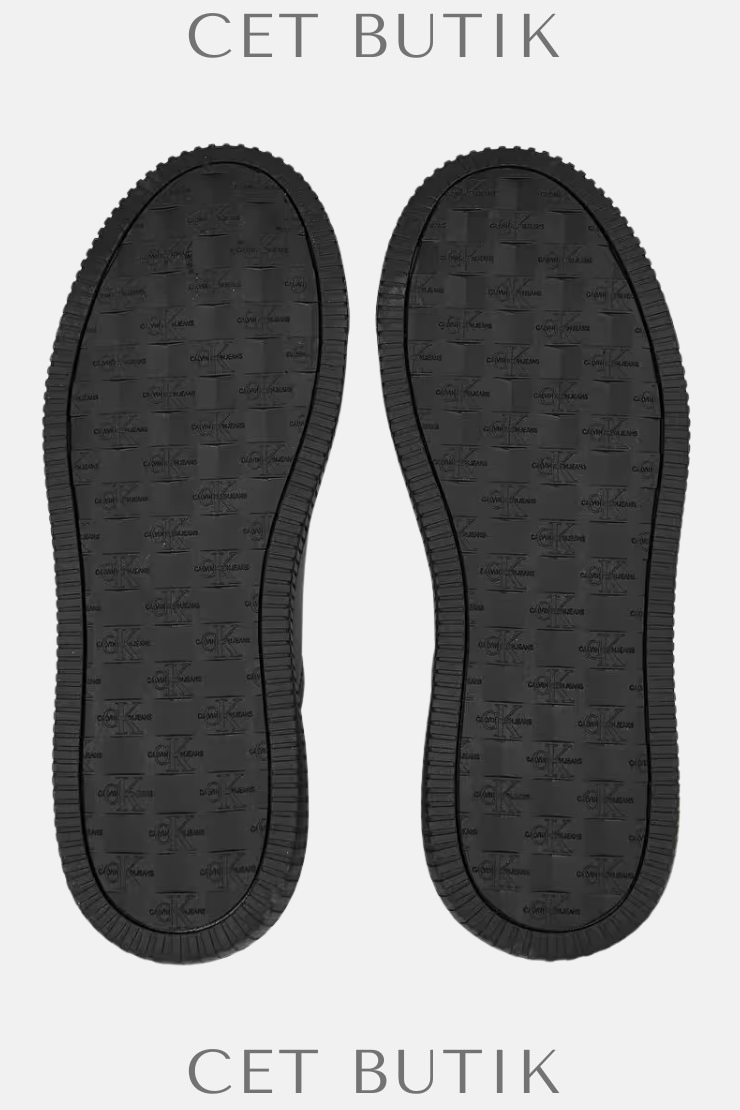 Calvin Klein Hakiki Deri Logolu Erkek Sneaker