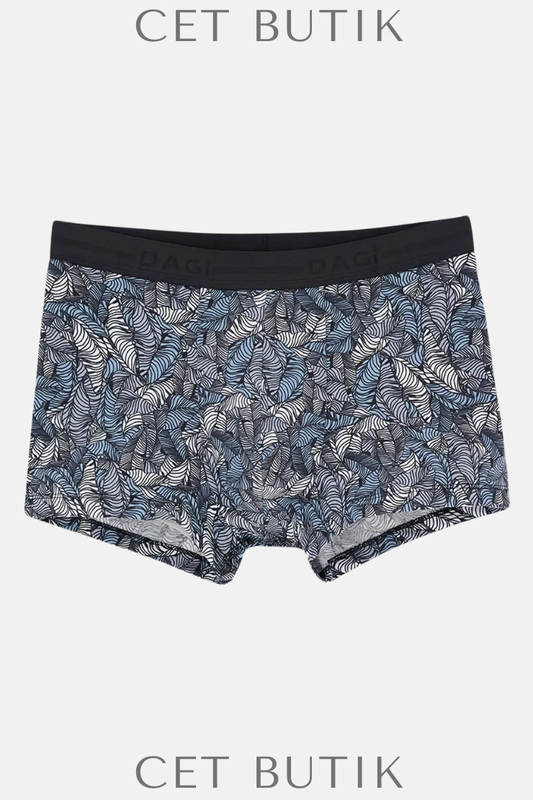 Dagi 5210 Siyah Desenli Pamuk Boxer – 3’lü Paket