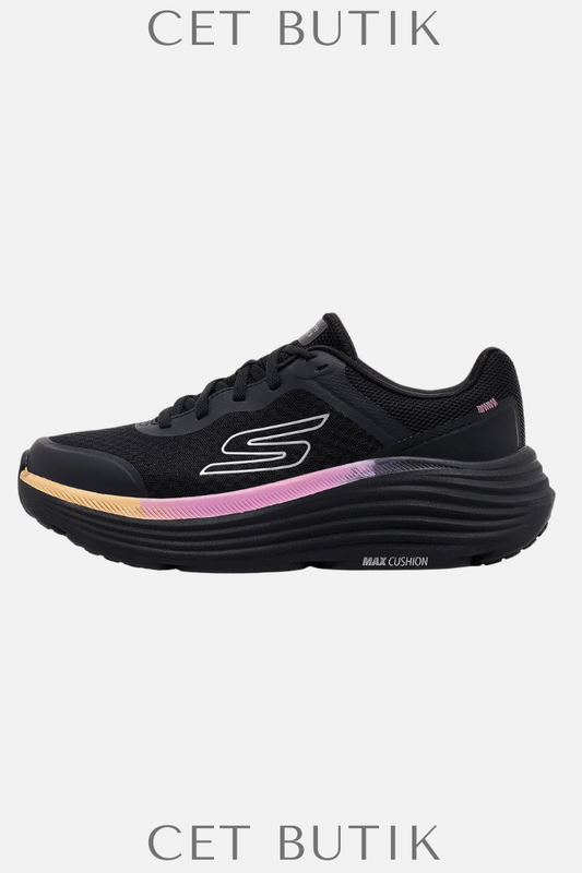 Skechers P-Max Cushioning Endeavour Kadın Siyah Koşu Ayakkabısı