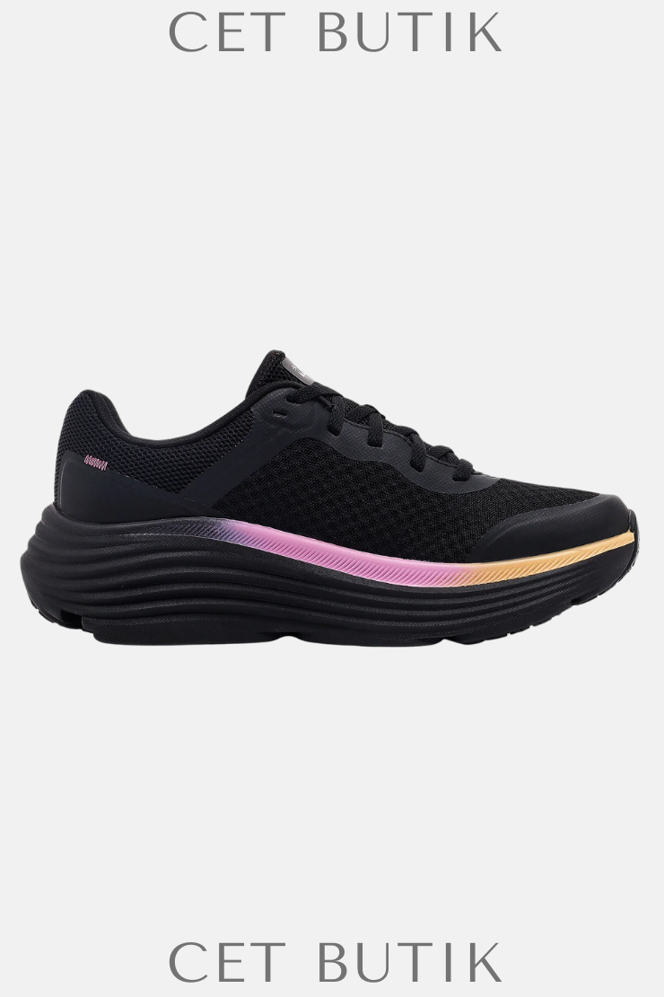 Skechers P-Max Cushioning Endeavour Kadın Siyah Koşu Ayakkabısı