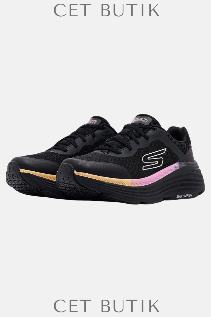 Skechers P-Max Cushioning Endeavour Kadın Siyah Koşu Ayakkabısı