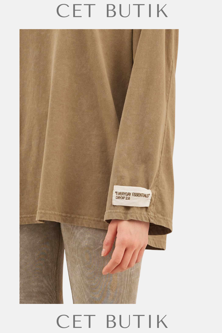 Manuka Soluk Efektli Oversize Sweatshirt