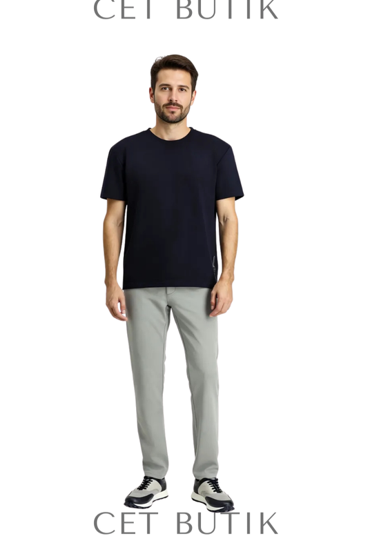 Kigili Slim Fit Canvas Chino Pantolon – Erkek