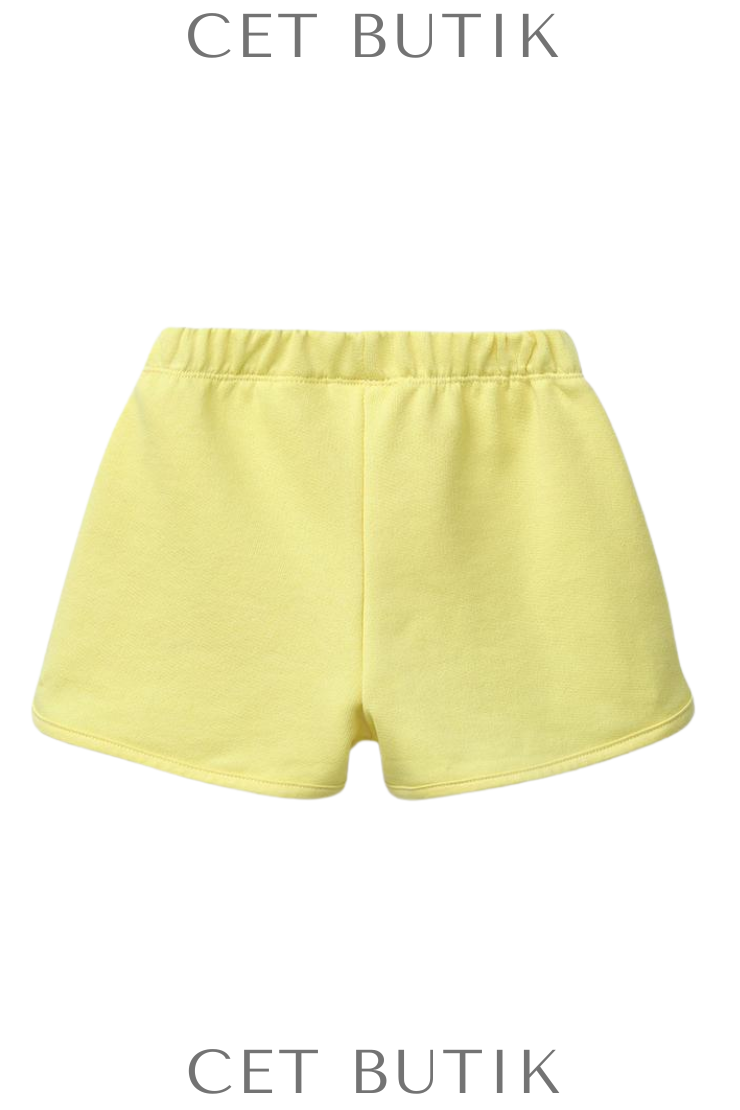 Zara Kids Skye Paw Patrol™ Bermuda Shorts Sarı Baskılı Çocuk Şort