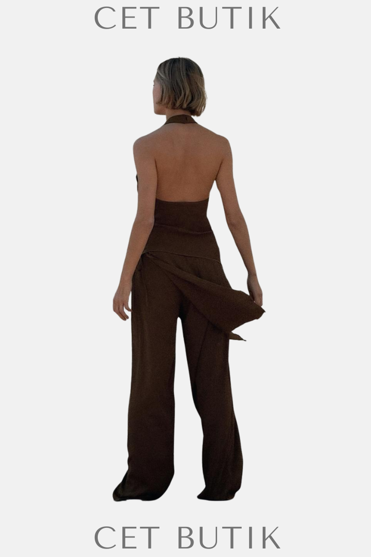Zara Kadın Textured Draped Halter Top Olive Green Dokulu Asimetrik Halter Üst