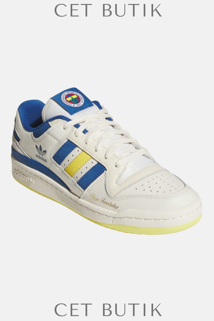 Adidas Fenerbahçe Forum 84 Low CL – Beyaz Erkek Sneaker / Spor & Günlük