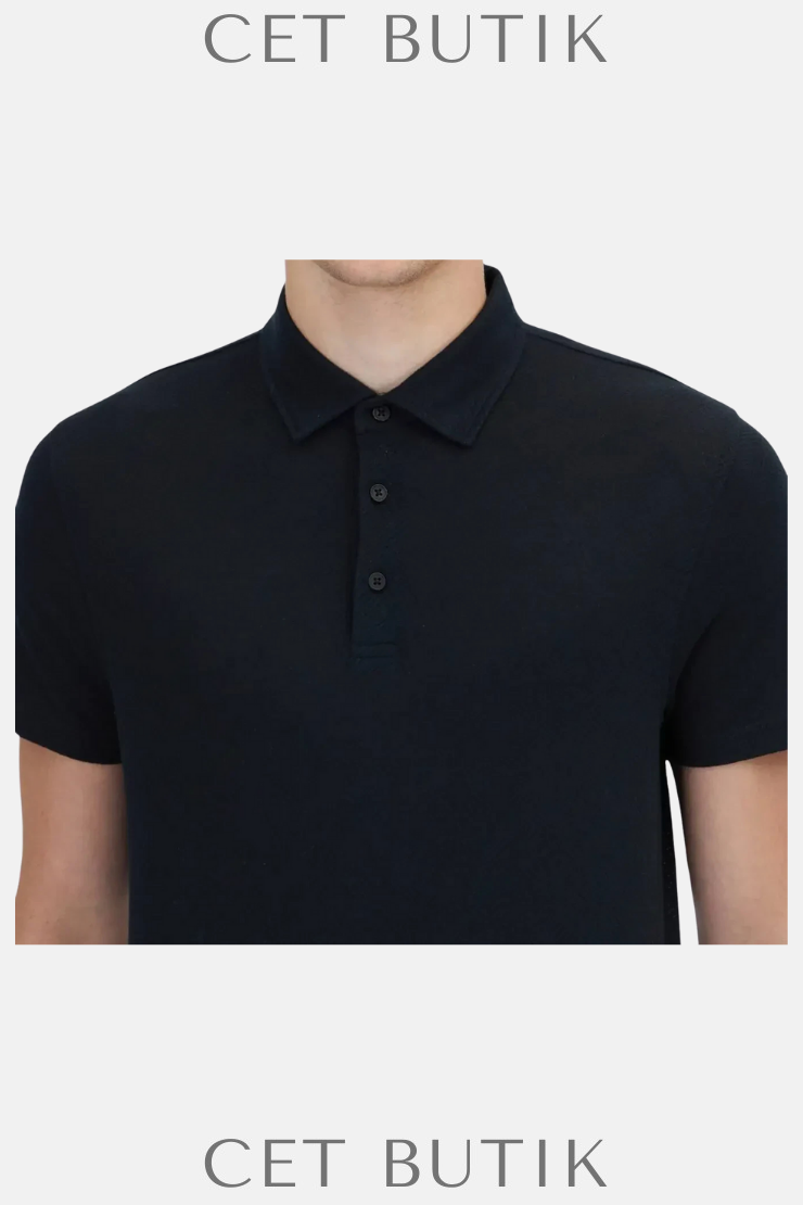 Kip Desenli Polo Yaka T-Shirt – Regular Fit