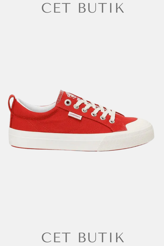 Lumberjack Luziny 5FX Kırmızı Kadın Klasik Sneaker – Modern Stil & Konfor