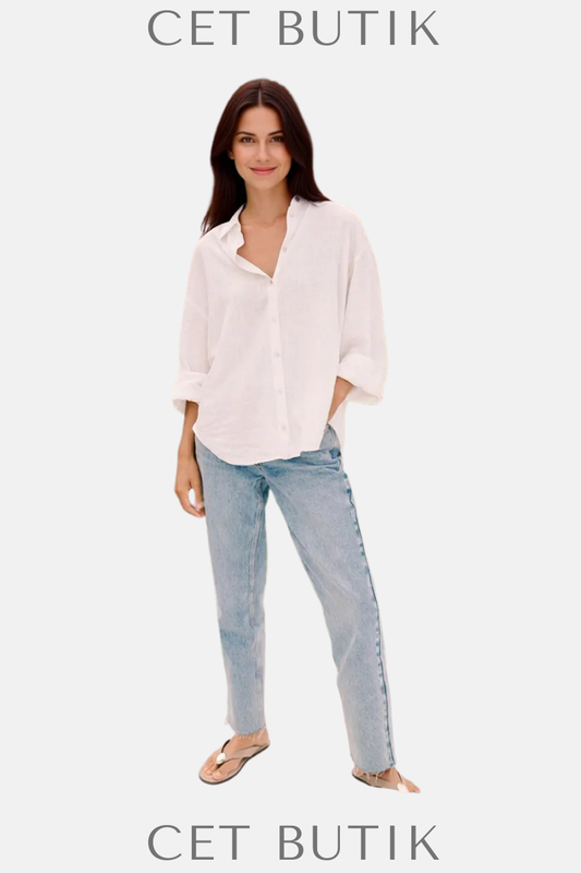 Zara Z-09 Straight Ankle High-Waist Crossover Jean – Mid Blue